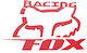 Fox Racing Aufkleber Rot