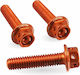 Hexagon Aluminium Brake Clutch Perch Pinch Bolt Set Race Spec Hxbcperch230roe Orange Pro Bolt Motorcycle Fairing Bolts Kit