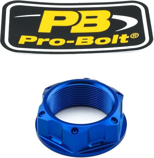 Pro Bolt Aluminum Handlebar Nut Ltyokeo40b Bmw S 1000 Rr Abs 10-24 Yamaha Yzf-r6 600 99-20 Blue
