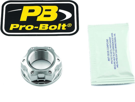 Pro Bolt Rear Wheel Axle Nut M22x1.5 Steel Lssnut22150001z2 Honda Crf 450 R 02-23 Honda Cbr 600 Rr 03-15 Unpainted