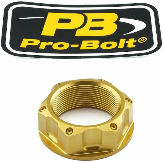 Pro Bolt Aluminum Handlebar Clamp Nut Ltyokeo40g Bmw S 1000 Rr Abs 10-24 Yamaha Yzf-r1 1000 98-14 Gold