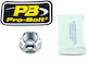 Pro Bolt Rear Wheel Axle Nut M18x1.5 Steel Lssnut18150001z2 Yamaha Xsr 700 Abs 16-22 Kawasaki Zxr 400 91-99 Unpainted