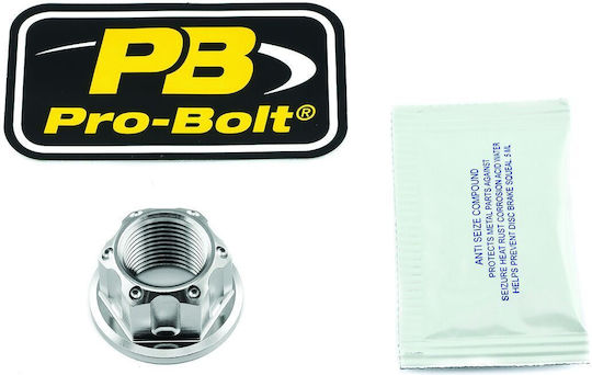 Pro Bolt Rear Wheel Axle Nut M18x1.5 Steel Lssnut18150002z2 Triumph Street Twin 900 Abs 16-22 Triumph Rocket III 2300 Abs 10-18 Unpainted