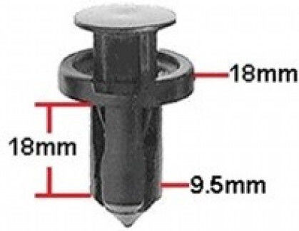 Πλαστικα Κλιπ Γενικης Χρησησ-b2 Honda 6 Temaxia