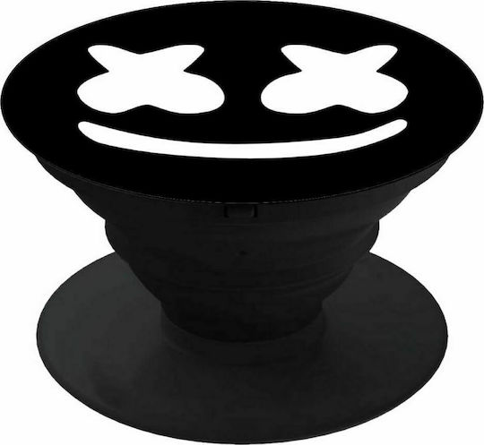 Marshmello Поп Сокет Черна Основа За Държане На Телефон В Ръка