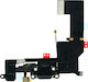 Dock Connector Charging Port Headphone Jack Flex Iphone 5s Black