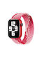 Armband Stoff Rosa (Apple Watch 38/40/41/42mm)