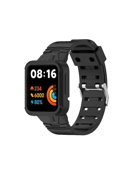Armband Silikon Schwarz (Redmi Watch 2 Lite)