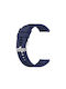 Strap Silicone Blue (Galaxy Watch4/5/6/7/FE/4 Classic/6 Classic/5 ProAmazfit GTS 2e)