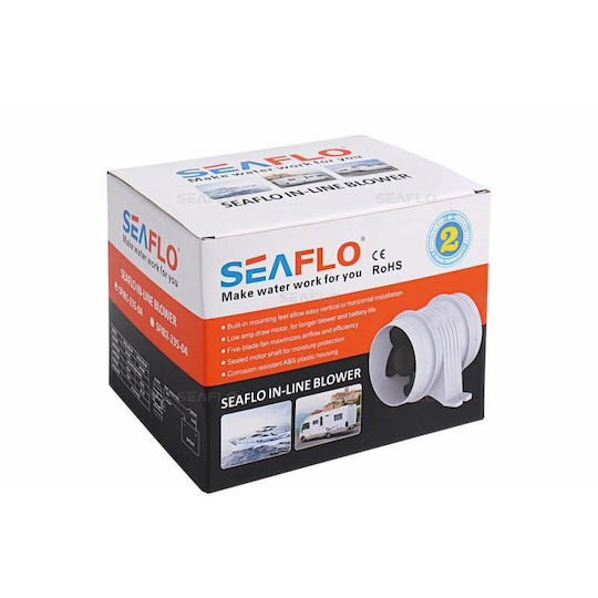 Вентилация Blower Seaflo 4″ 235cfm Търговия на автомобилни крушки 24v