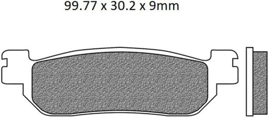 Τακάκια Σετ Fa275 Οργανικά Yamaha Crypton 105cc/z 125cc/f1z 105cc-110cc Nagano107871