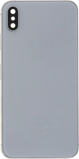 Middle Frame + Battery Door + Back Camera Lens Bezel + Side Buttons + Sim Card Tray Iphone Xs Max European Version White
