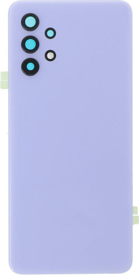 Mobile Phone Replacement Cover Battery Door Back Camera Lens Bezel Samsung Galaxy A32 4G Violet