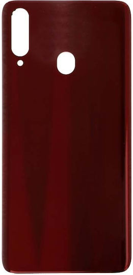 Καπάκι Μπαταρίας Battery Door Adhesive Samsung Galaxy A20s Red