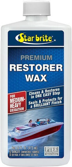 Star Brite Premium Restorer Wax Κερί Αποκατάστασης 500ml