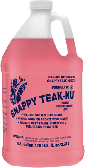 Snappy Teak-nu Brightener Step 2 3.78lt-1gal Teak Cleaner