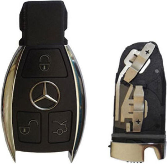 Foldable Car Key Shell with Blade with 3 Buttons Type for Mercedes Benz