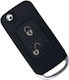 Foldable Car Key Shell with Blade with 2 Buttons Type for Mercedes Benz