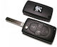 Foldable Car Key Shell with Blade with 4 Buttons Type for Peugeot