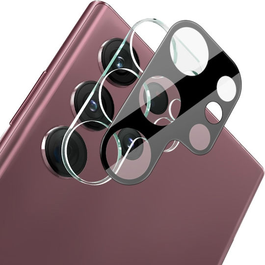 Kameraschutz Gehärtetes Glas Black für das Samsung Galaxy S23 Ultra 5G