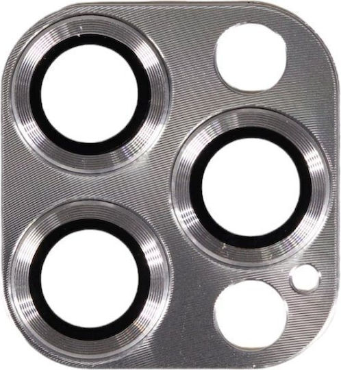 Lens Protector Camera Protection Metal Frame Silver for the iPhone 14 Pro / 14 Pro Max