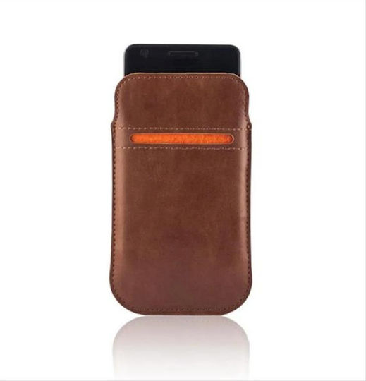 Case Greengo Funky Xxl Universelle Samsung I9100 Braun-Orange