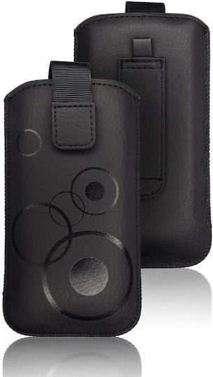 Forcell Deko Case Sam I9300 Galaxy S3/i9500 Galaxy S4/iphone 6/galaxy A3 Schwarzes 144x84mm