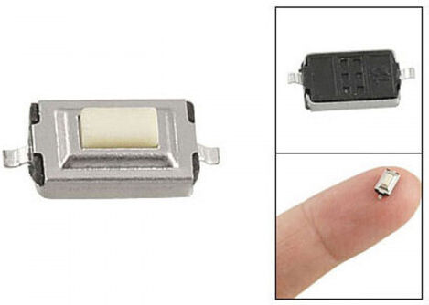 Replacement Button for Car Remote Boards Toyota Peugeot Citroen Nissan Opel Fiat Mercedes Switch SMD 3x6x2.5mm