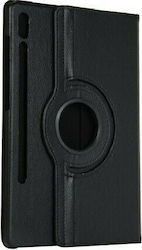 Flip Cover Din Piele Samsung Galaxy Tab S7 Plus 12.4'' SM-T970 / SM-T976B Neagră