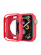 Soft Silicone Case in Red color for Apple Watch 42mm