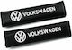 Set Autogurt Polster Volkswagen 2 Stück Oem – Schwarz Carbon