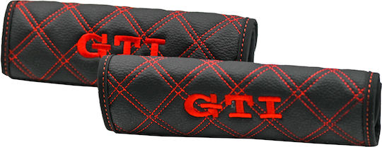 Oem Възглавничка За Колан 2 Броя Gti Черно Червено 23x7cm