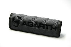 Oem Μαξιλαράκια Ζώνης Premium 2τμχ Abarth 23χ7cm Δερματίνη