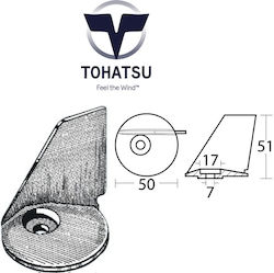 Tohatsu Anode des Bootes