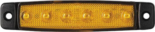 Plafonieră Laterală de Volum LED Dasteri Portocalie 12V