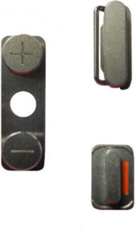 3 Πλήκτρα Power Volume Mute Iphone 4 Μαύρο