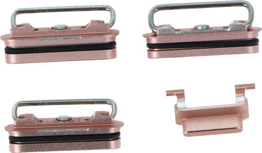 Πλαϊνά Κουμπιά Power Volume Mute Buttons Keys Iphone 6s Plus Rose Gold