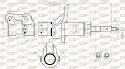 Open Parts Абсорбатор На Удари 1 Брой