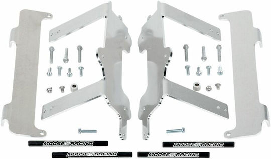 Moose Racing Προστατευτικό Ψυγείου Μοτοσυκλέτας Yamaha YZ 250 Ασημί