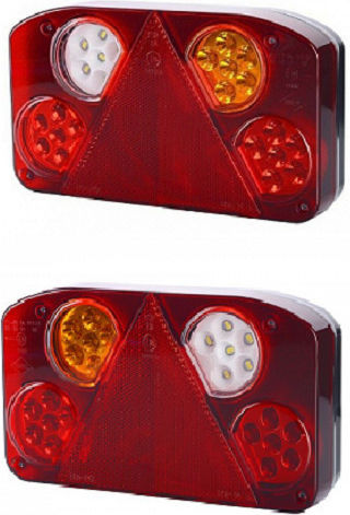 Horpol Φως Τρέιλερ LED με Βίδες 24V 1τμχ