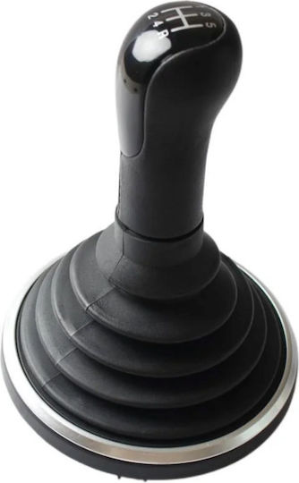 Leather Luxe Πόμολο Ταχυτήτων με Φούσκα για Ford Fiesta 2002-2008 Μαύρο