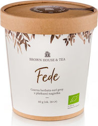 Brown House & Tea Brown House Tea Black Earl Grey Tea Marigold Fede 60 G