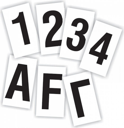 Car Stickers Letters & Numbers 3m Size 5cm D