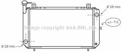 AVA Quality Cooling Car Water Radiator for Nissan Sunny