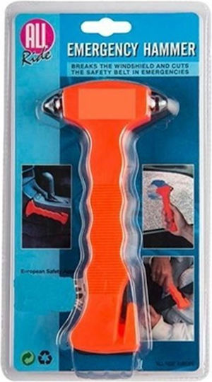 All Ride Car Emergency Hammer With Red Seatbelt Cutter