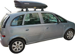 Menabo Roof Bar Kit Metallic Roof Bars for Opel Meriva 2003-2009