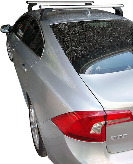 Nordrive Μπάρες Οροφής Αλουμινίου για Volvo S60 (Σετ με πόδια)