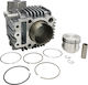 Kawasaki Motorcycle Pistons & Cylinders Set 53mm for Kawasaki ZX 130