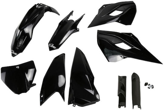 UFO Set de Piese din Plastic pentru Motocicletă pentru Husqvarna FC 450 - Magazin online / FC 350 - Magazin online Negru 1buc