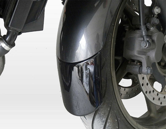 C-Racer Μπροστά Φτερό Μπροστινού Τροχού Μοτοσυκλέτας για Yamaha XJ6 DIVERSION Μαύρο